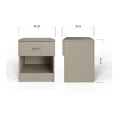 Promo 3 Piece Bedroom Furniture Set - Putty