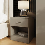 Set Of 2 Promo 1 Drawer Nightstands With Shelf - Putty