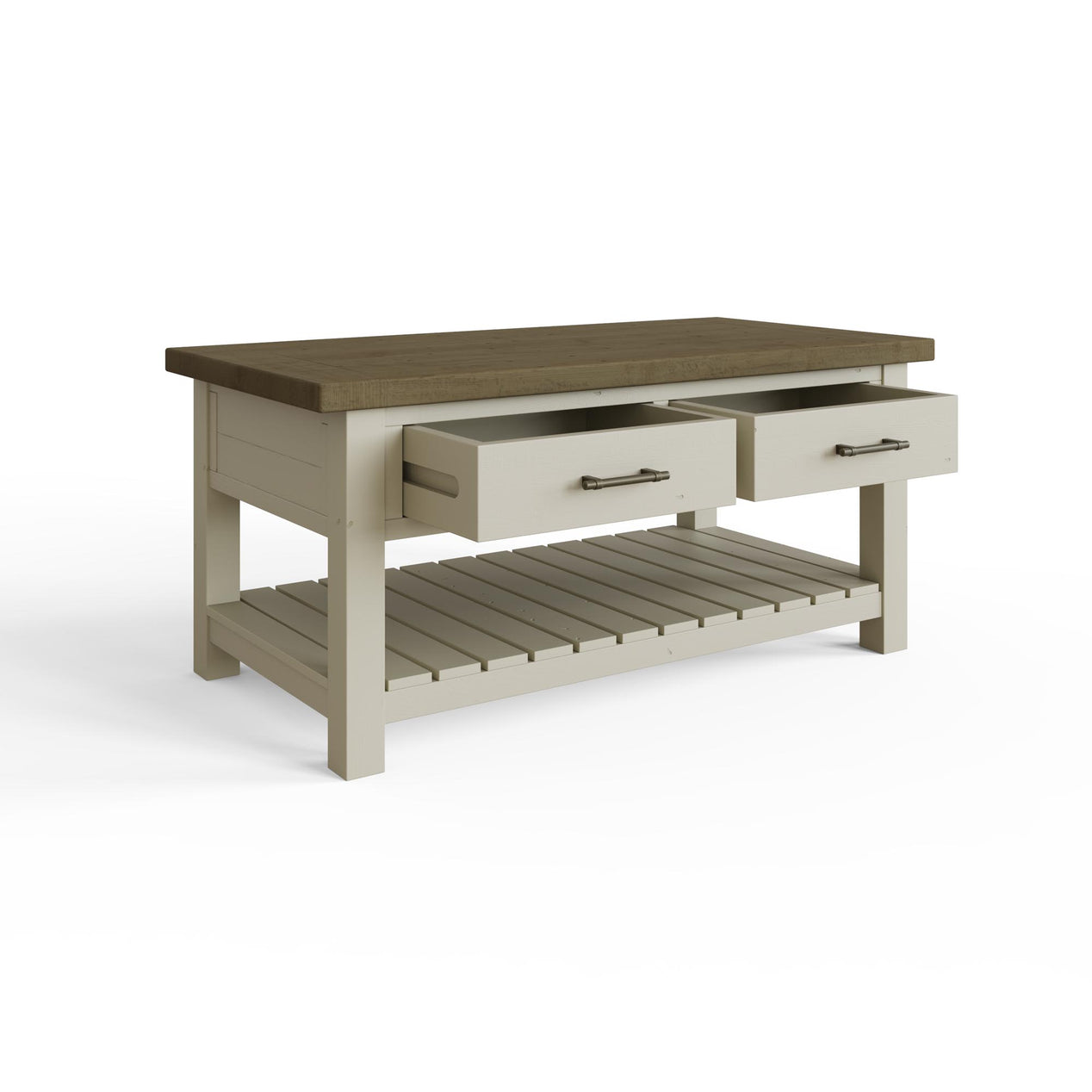 Purbeck Truffle 2 Drawer Coffee Table