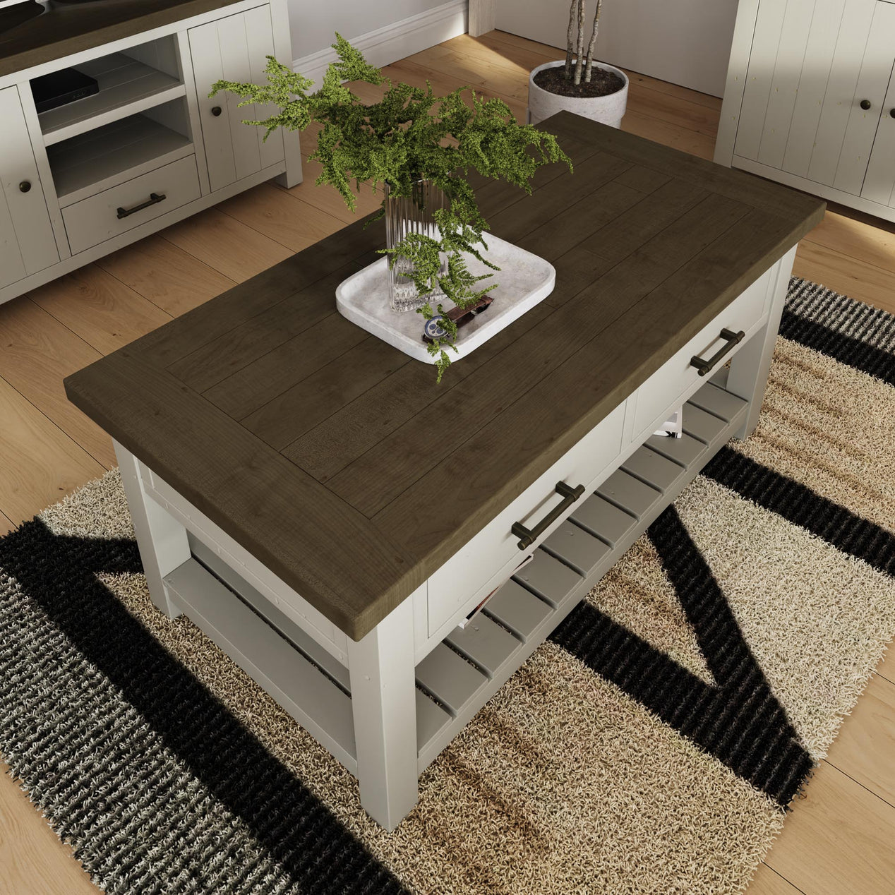 Purbeck Truffle 2 Drawer Coffee Table
