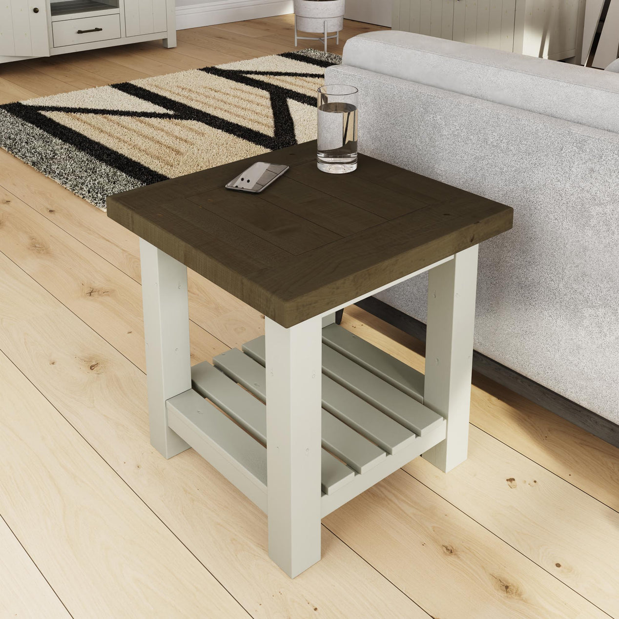 Purbeck Truffle End Side Table