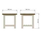 Purbeck Truffle End Side Table