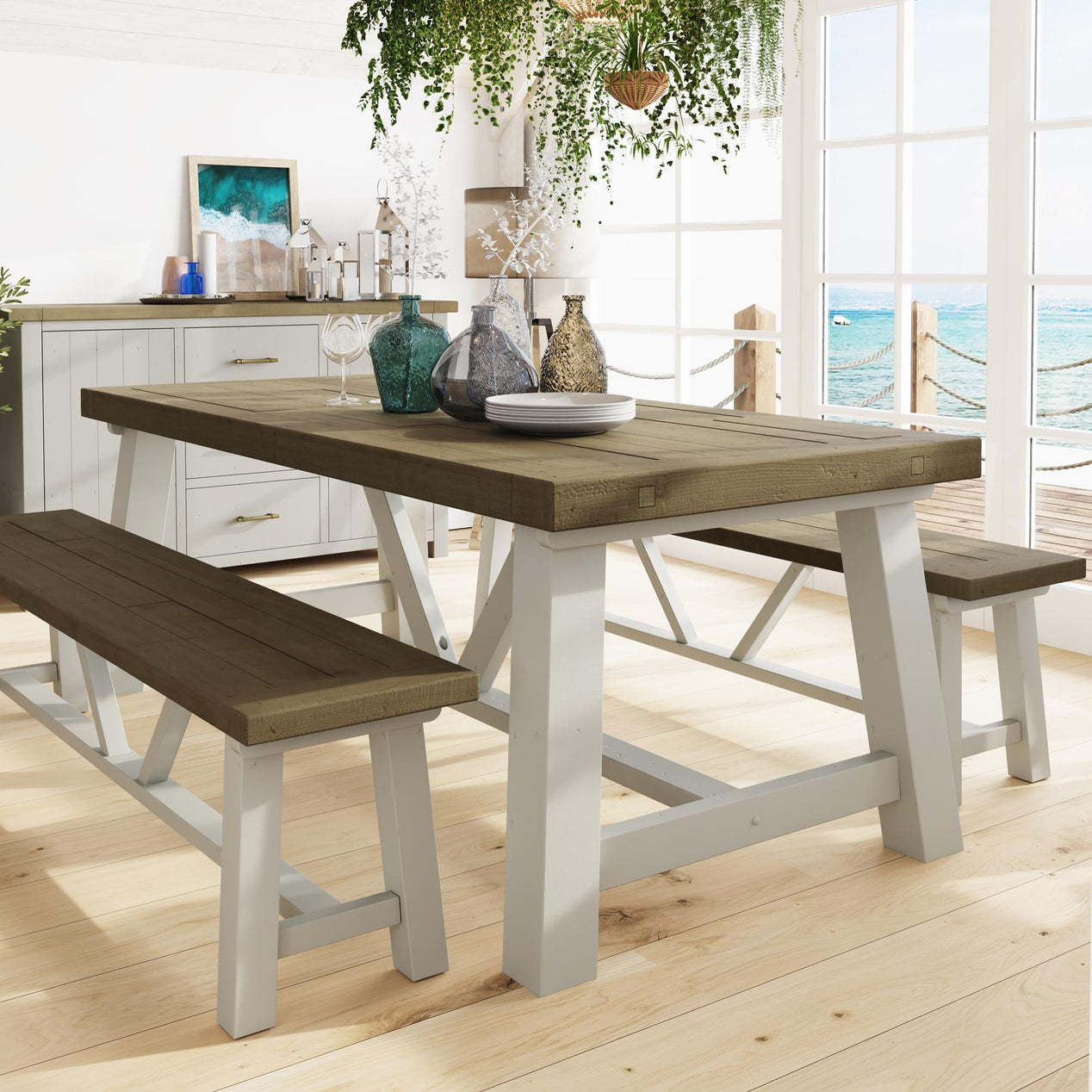 Purbeck Truffle 2m Dining Table