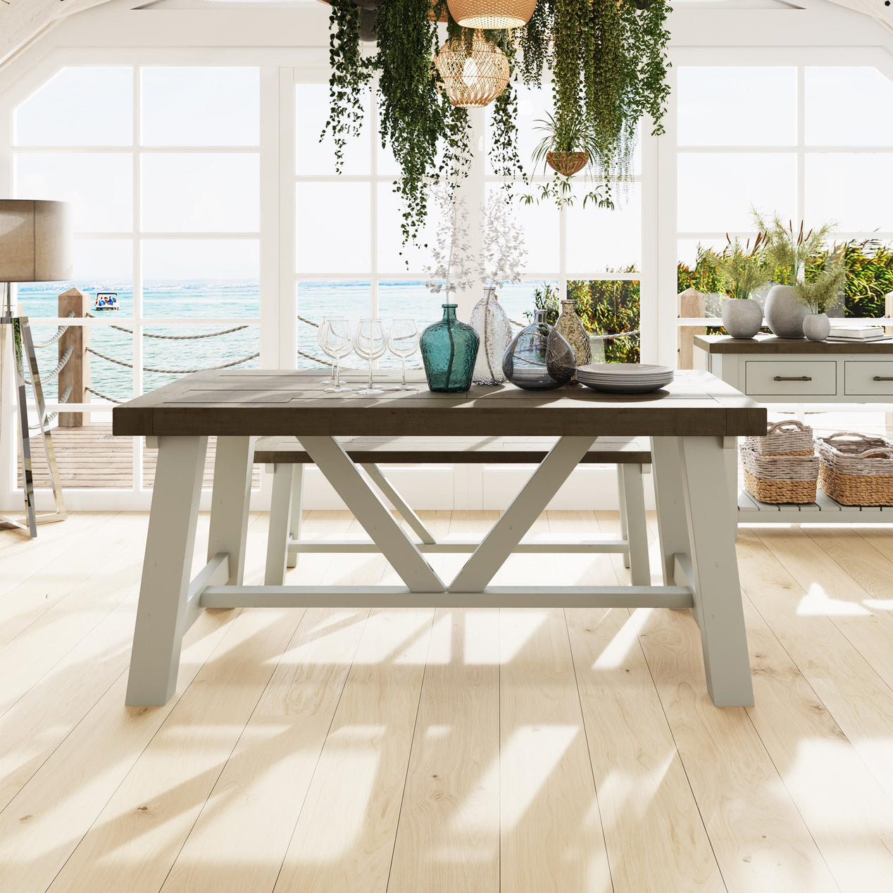 Purbeck Truffle 1.6m Dining Table