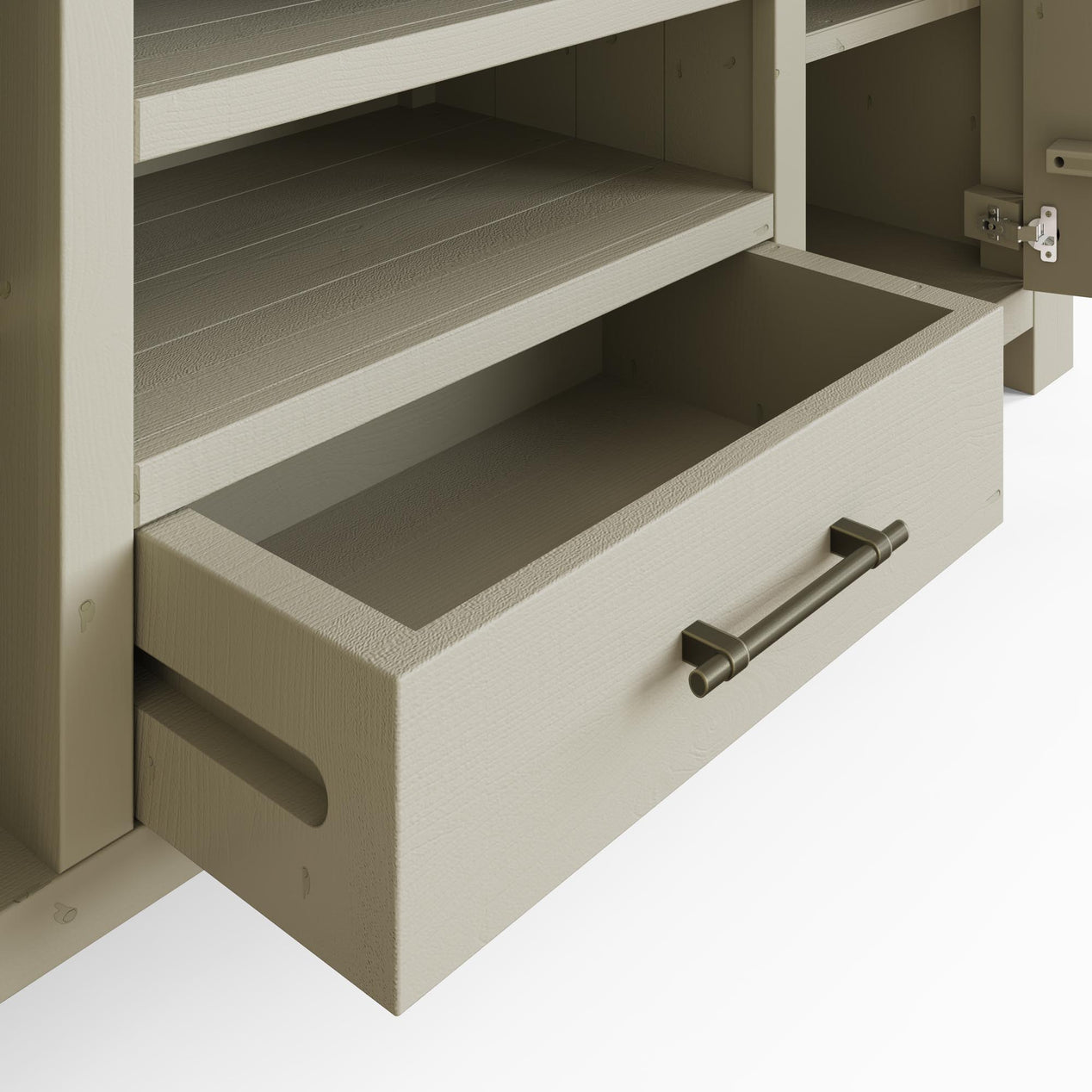 Purbeck Truffle 2 Door 1 Drawer TV Unit