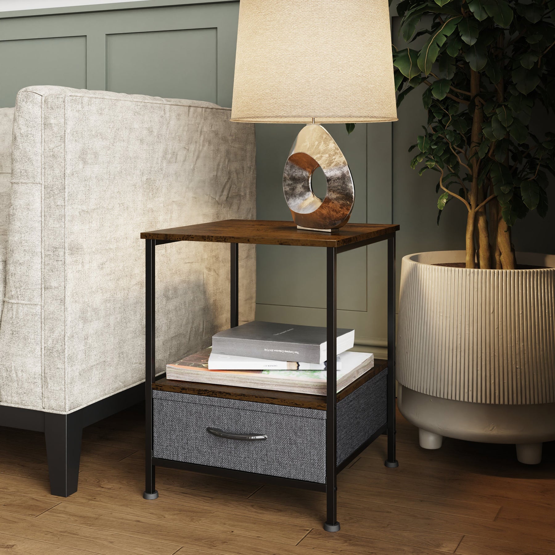 Urban Design Storage Side Table
