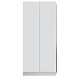 FWStyle Stora 2 Door Wardrobe - Matt White