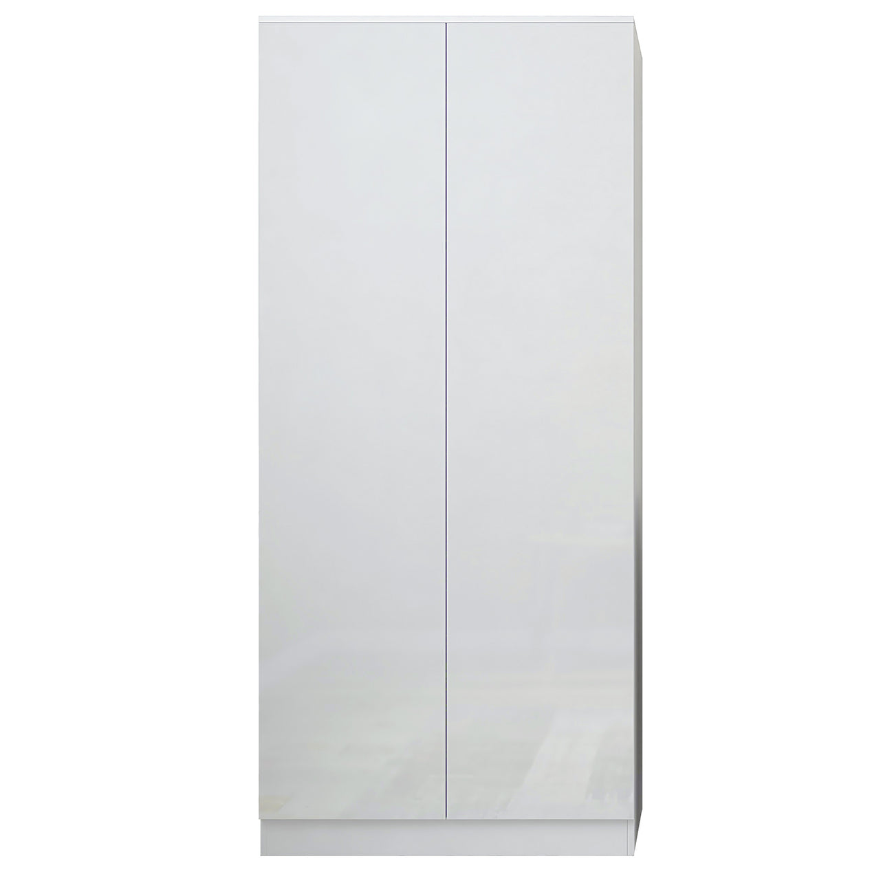 FWStyle Stora 2 Door Wardrobe - White Gloss Front