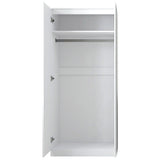 FWStyle Stora 2 Door Wardrobe - White Gloss Front