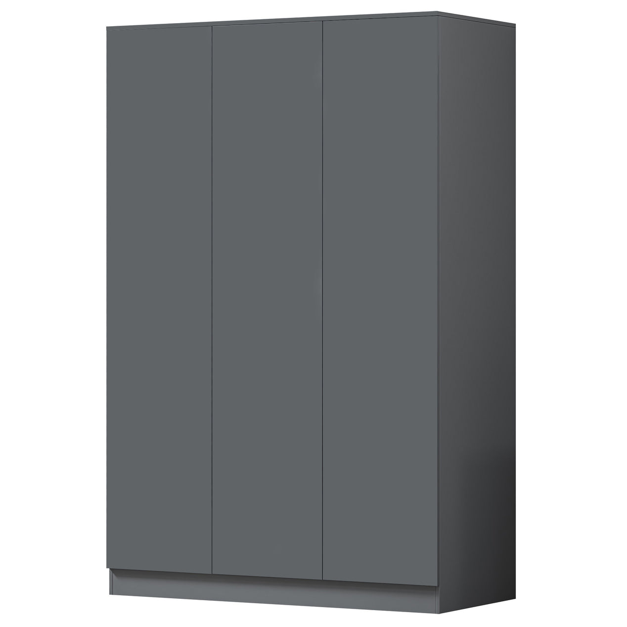 FWStyle Stora 3 Door Wardrobe - Matt Dark Grey