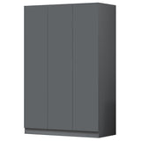 FWStyle Stora 3 Door Wardrobe - Matt Dark Grey