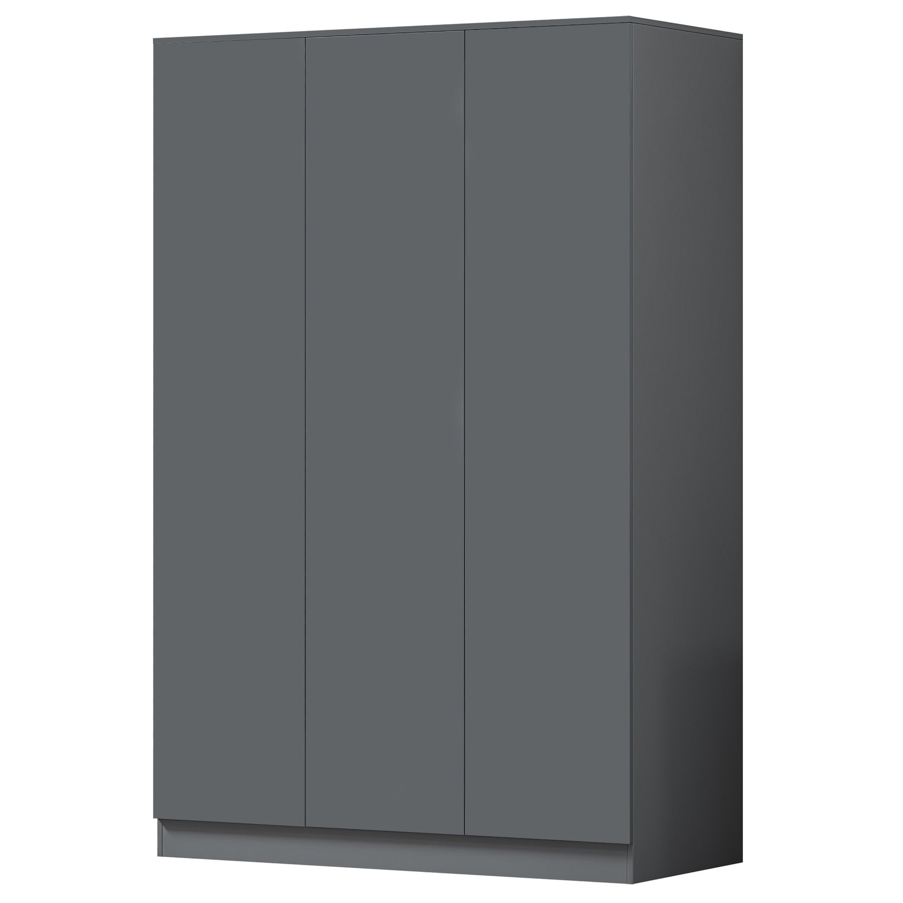 FWStyle Stora 3 Door Wardrobe - Matt Dark Grey