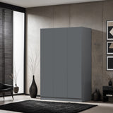 FWStyle Stora 3 Door Wardrobe - Matt Dark Grey
