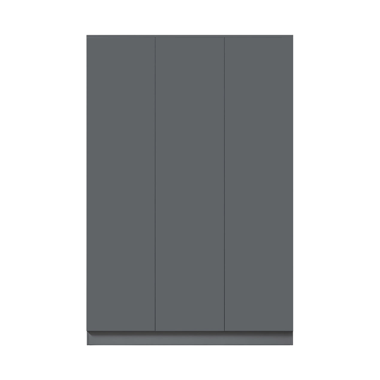 FWStyle Stora 3 Door Wardrobe - Matt Dark Grey