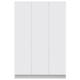 FWStyle Stora 3 Door Wardrobe - Matt White