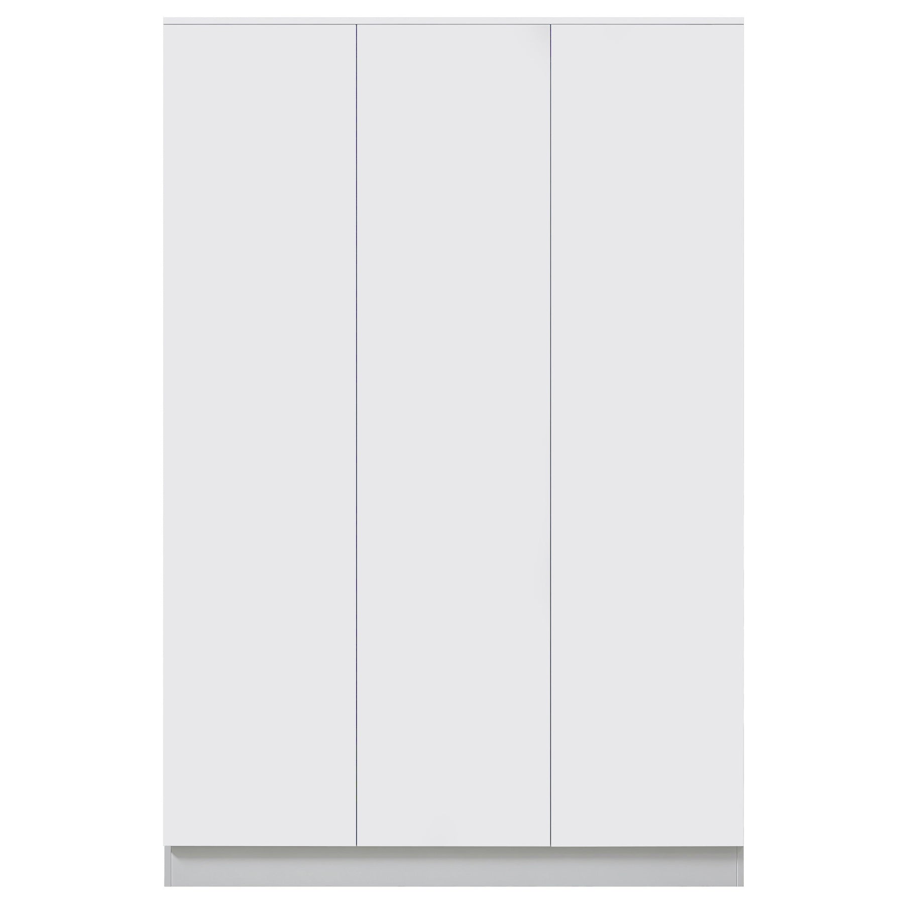 FWStyle Stora 3 Door Wardrobe - Matt White