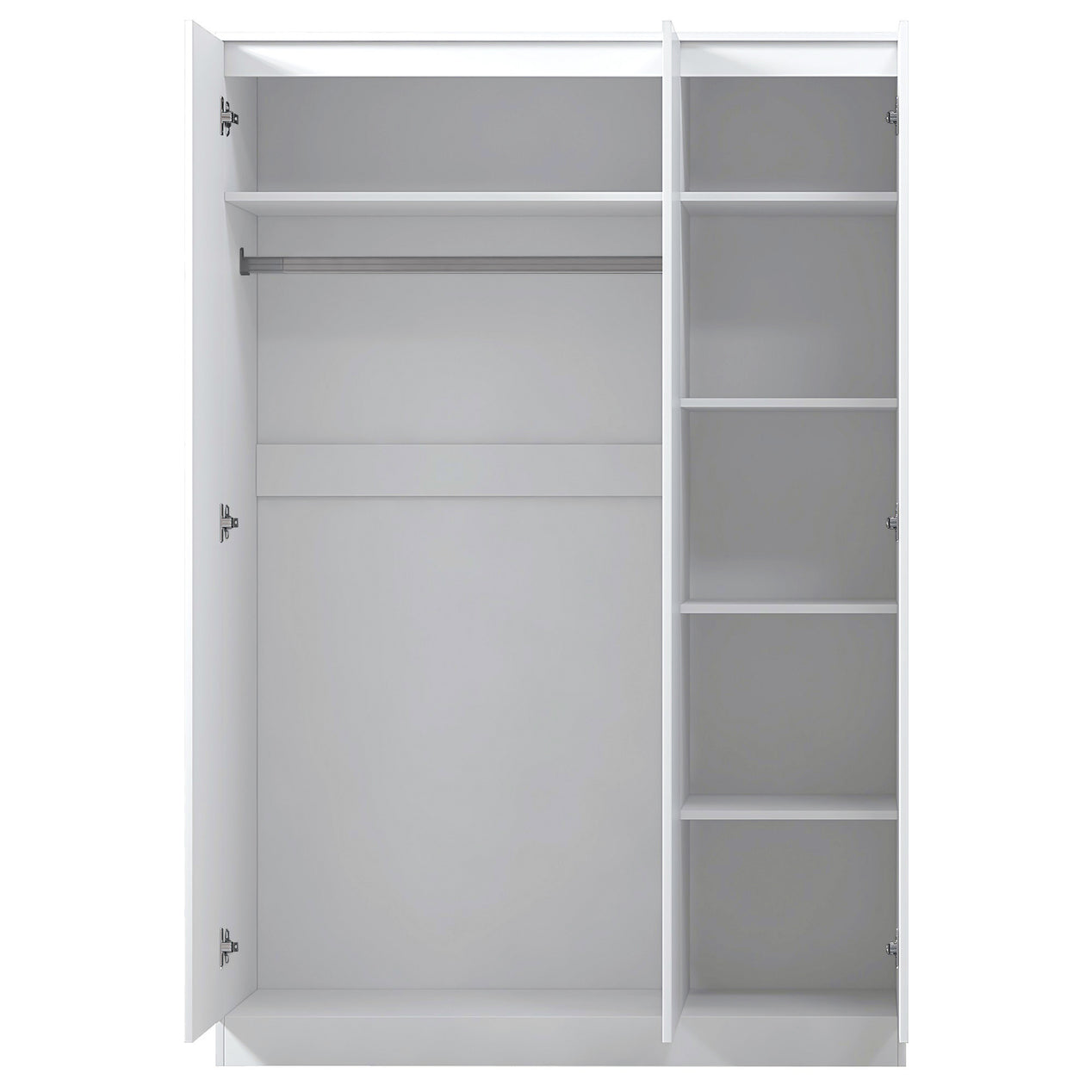 FWStyle Stora 3 Door Wardrobe - Matt White