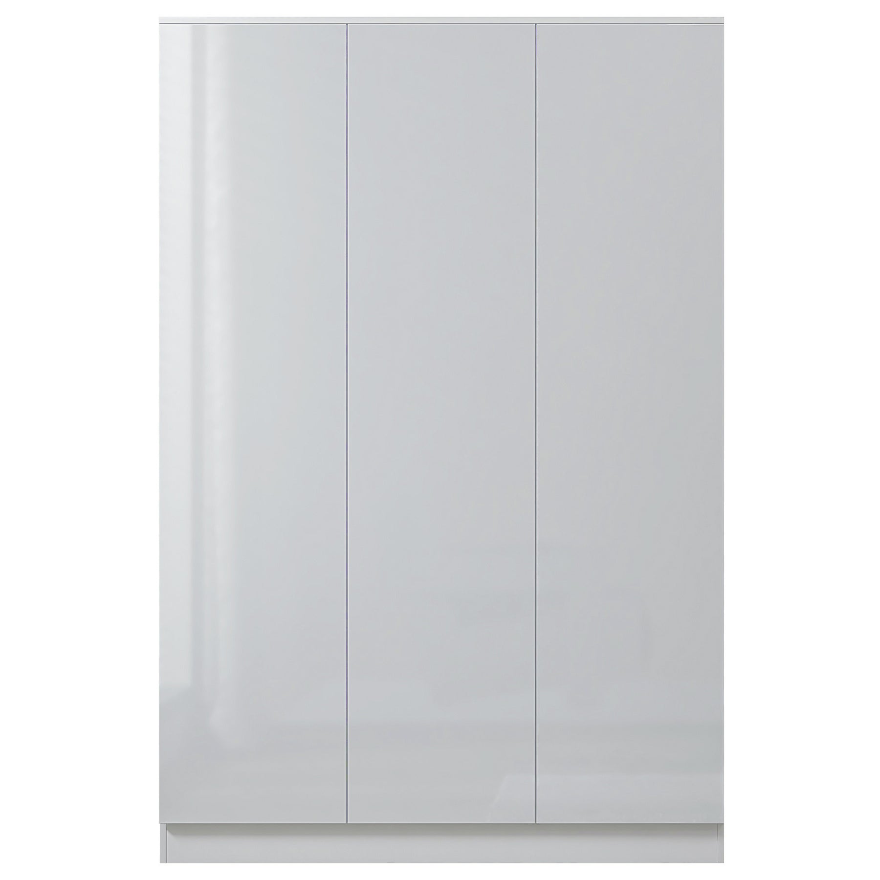 FWStyle Stora 3 Door Wardrobe - White Gloss Front