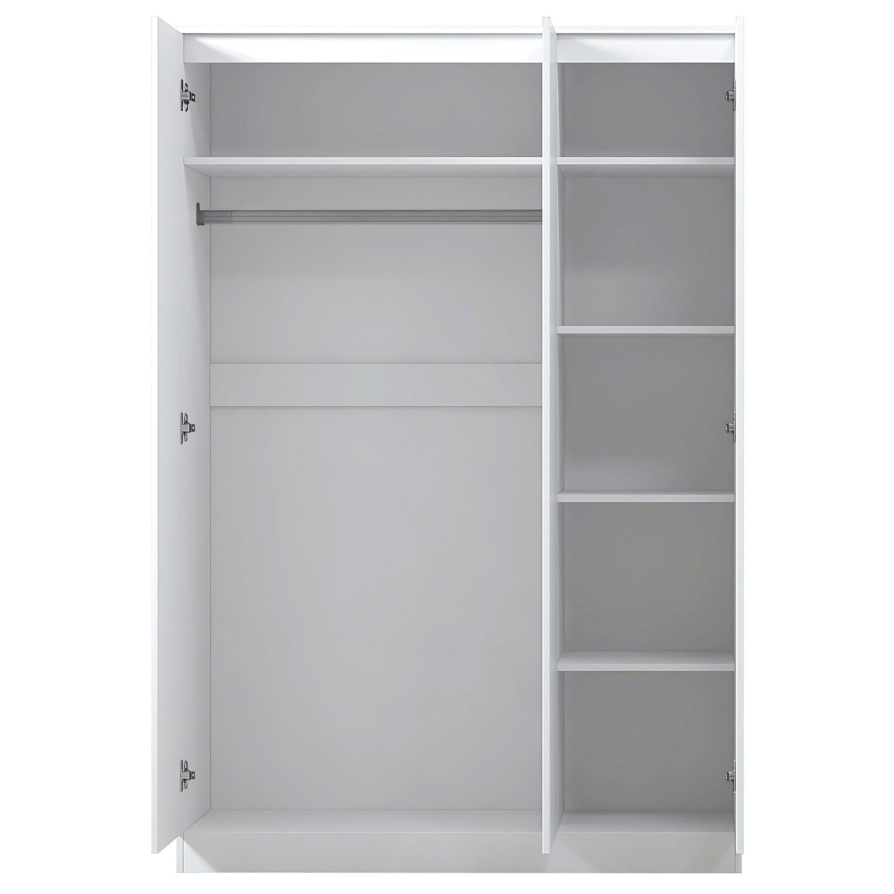 FWStyle Stora 3 Door Wardrobe - White Gloss Front