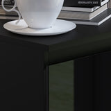FWStyle Stora 4 Drawer Chest of Drawers - Black Gloss Front