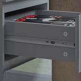 FWStyle Stora 4 Drawer Chest of Drawers - Grey Gloss Front