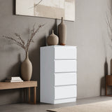 FWStyle Stora 4 Drawer Chest of Drawers - Matt White