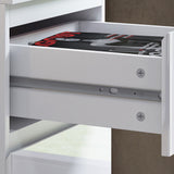 FWStyle Stora 4 Drawer Chest of Drawers - White Gloss Front
