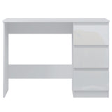 FWStyle Stora 3 Drawer Dressing Table - White Gloss Front