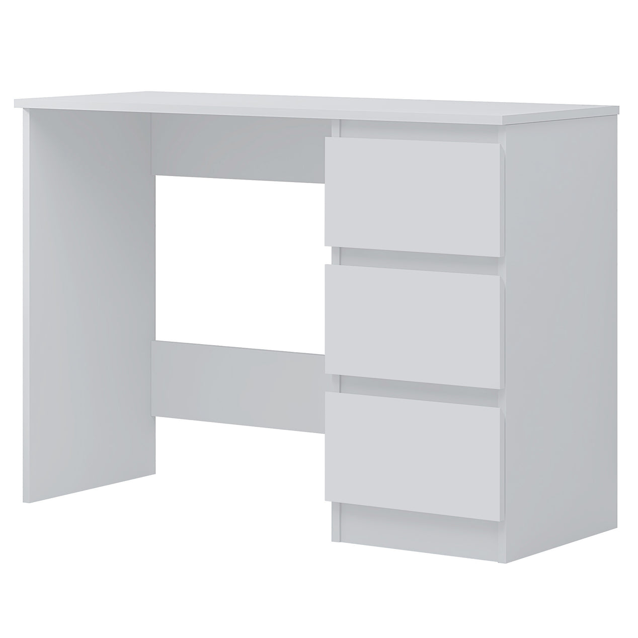 FWStyle Stora 3 Drawer Dressing Table - Matt White