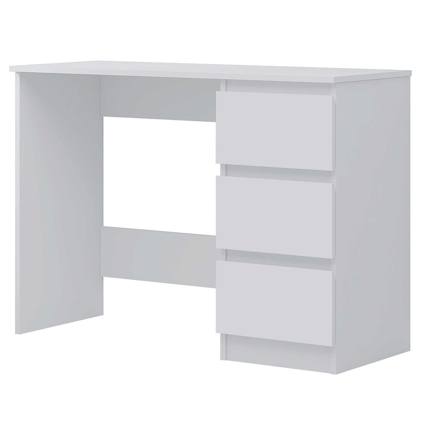 FWStyle Stora 3 Drawer Dressing Table - Matt White