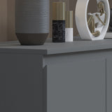 FWStyle Stora 7 Drawer Merchant Chest Of Drawers - Matt Dark Grey