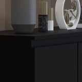 FWStyle Stora 7 Drawer Merchant Chest Of Drawers - Matt Black