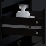 FWStyle Stora 7 Drawer Merchant Chest Of Drawers - Matt Black