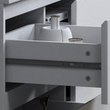FWStyle Stora 7 Drawer Merchant Chest Of Drawers - Matt White