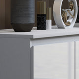 FWStyle Stora 7 Drawer Merchant Chest Of Drawers - White Gloss Front