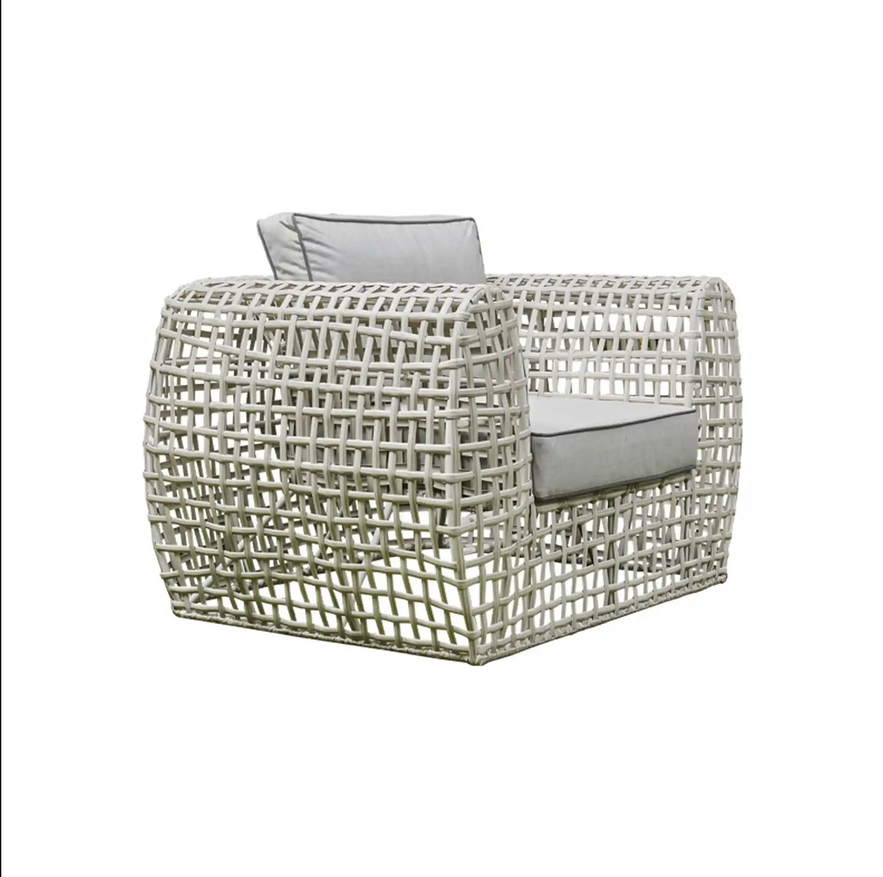 Amalfi Beige 5 Seater Outdoor Set With Ceramic Coffee Table