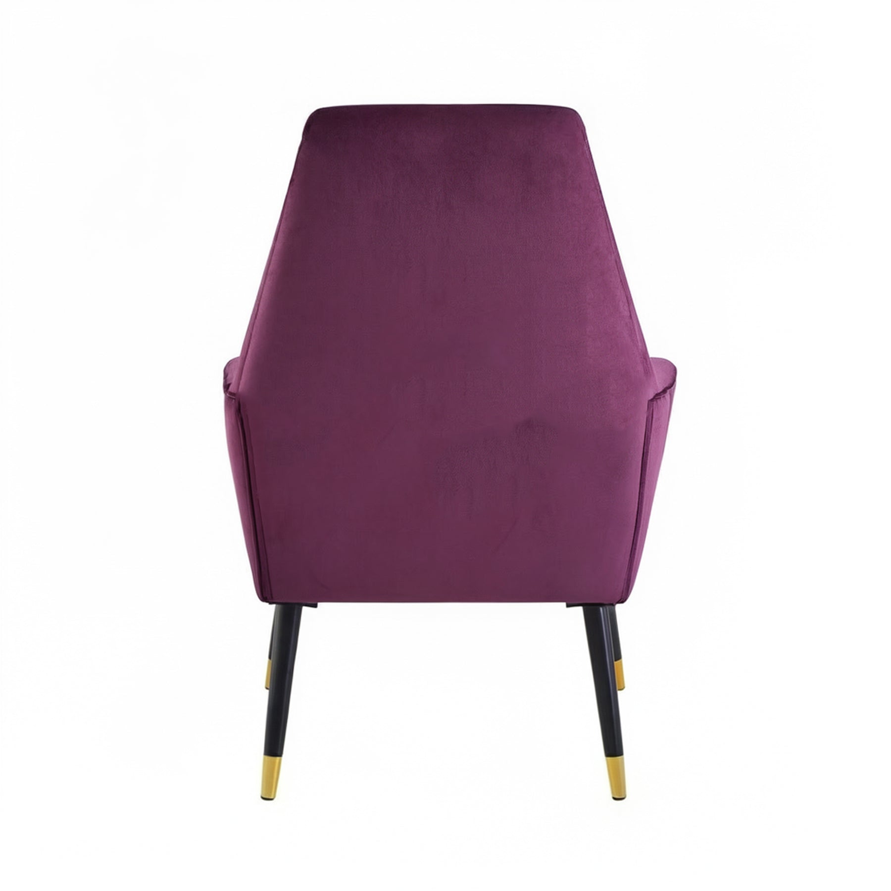 Loretta Accent Chair Red Wine Velvet Button Detail Armchair