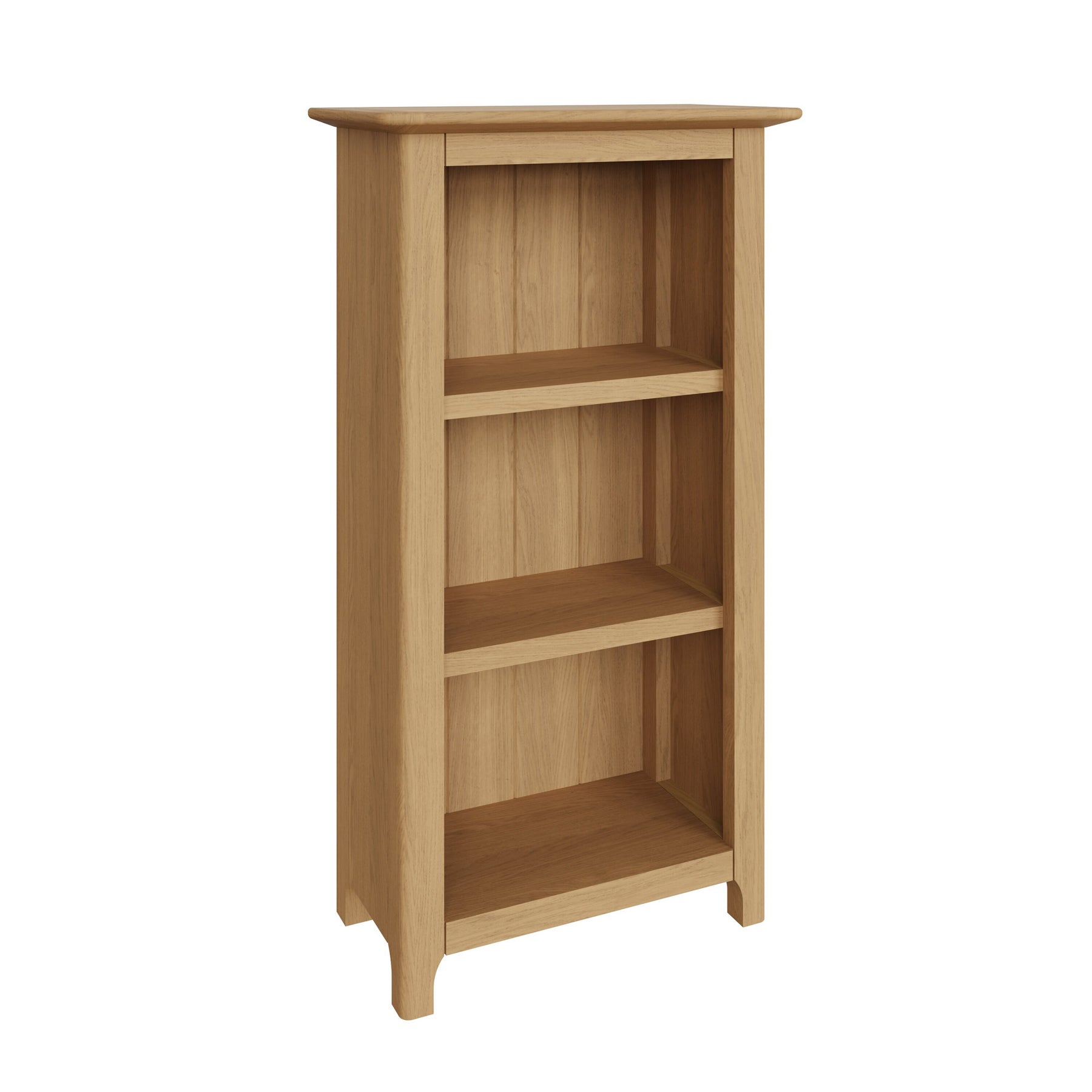 Taberno Oak 3 Tier Bookcase Natural Oak