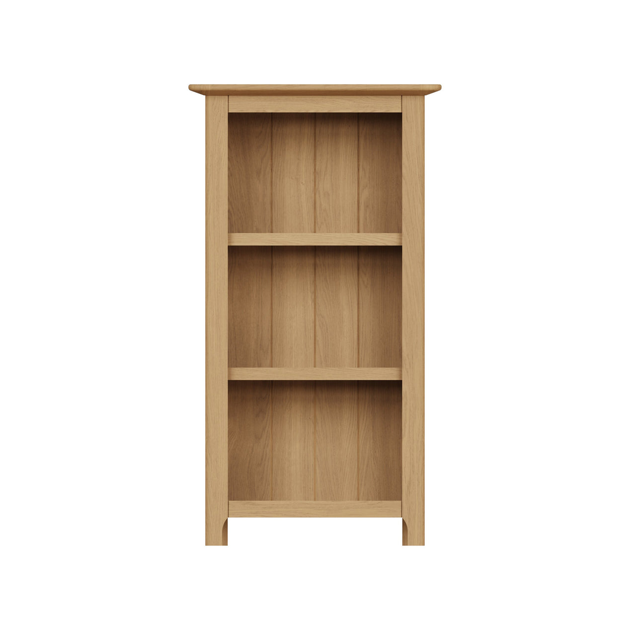 Taberno Oak 3 Tier Bookcase Natural Oak