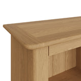 Taberno Oak 3 Tier Bookcase Natural Oak