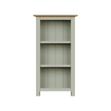 Taberno Oak 3 Tier Bookcase Sage Green