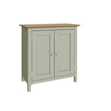 Taberno Oak 2 Door Compact Sideboard Sage Green
