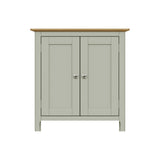 Taberno Oak 2 Door Compact Sideboard Sage Green