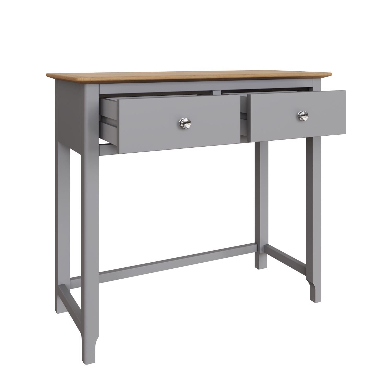 Taberno 2 Drawer Dressing Table Dove Grey