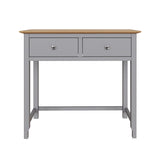 Taberno 2 Drawer Dressing Table Dove Grey