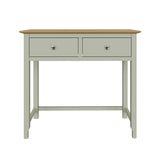 Taberno 2 Drawer Dressing Table Sage Green