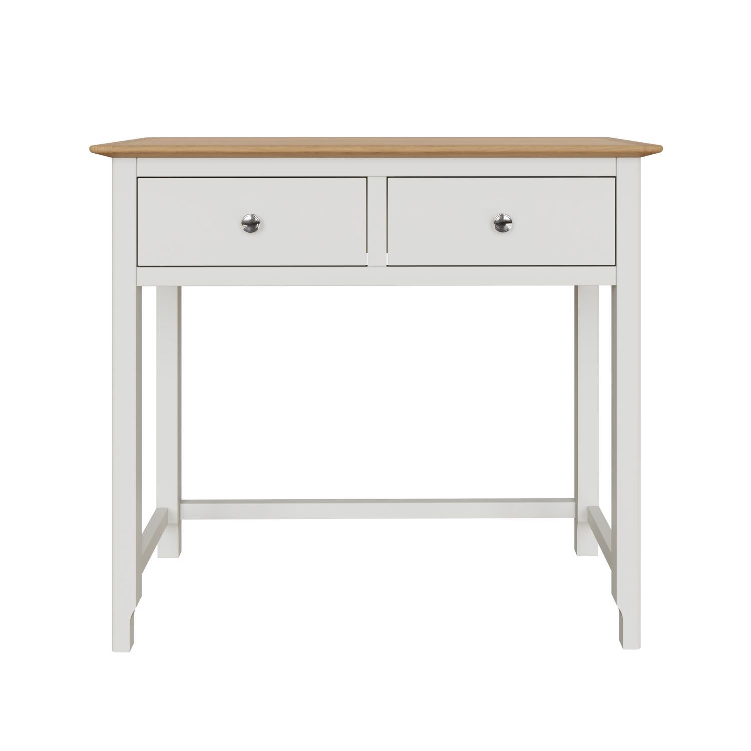 Taberno 2 Drawer Dressing Table Linen White