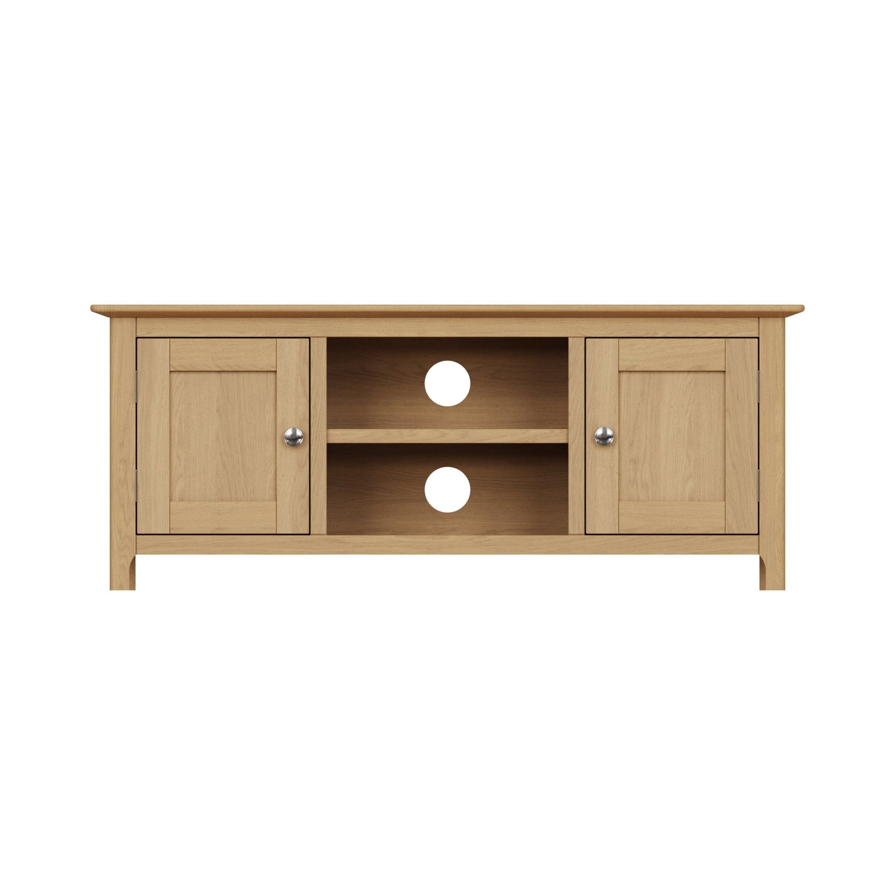 Taberno Oak 2 Door TV Unit Natural Oak