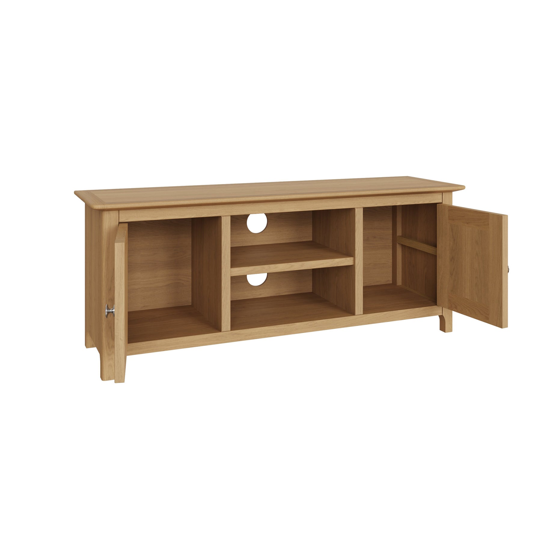 Taberno Oak 2 Door TV Unit Natural Oak
