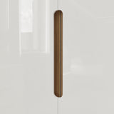 FWStyle Veloce 2 Door Double Wardrobe - White Gloss, Quick Click Assembly